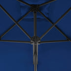 Ombrellone da Giardino con Palo in Acciaio Blu 300x230 cm