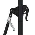 Ombrellone da Giardino a Parete con LED 300 cm Antracite