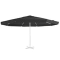Telo di Ricambio per Tenda da Sole Nero 515 cm