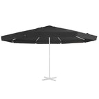 Telo di Ricambio per Tenda da Sole Nero 515 cm