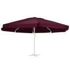 Telo di Ricambio per Ombrellone Rosso Bordò 610 cm