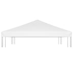 Copertura Superiore per Gazebo 270 g/m² 3x3 m Bianca