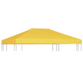 Copertura Superiore per Gazebo 270 g/m² 4x3 m Gialla