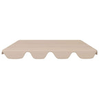 Baldacchino per Dondolo Giardino Beige 150/130x105/70 cm