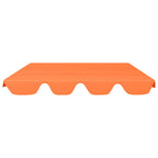 Baldacchino per Dondolo Giardino Arancione 150/130x105/70 cm