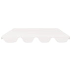 Baldacchino per Dondolo Giardino Bianco 150/130x105/70 cm