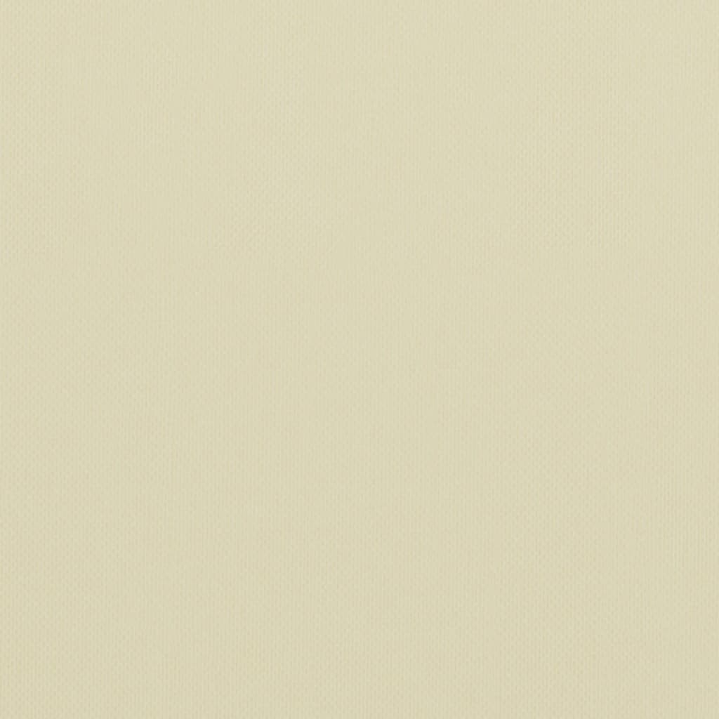 Paravento da Balcone Crema 90x300 cm Tessuto Oxford Impermeabile