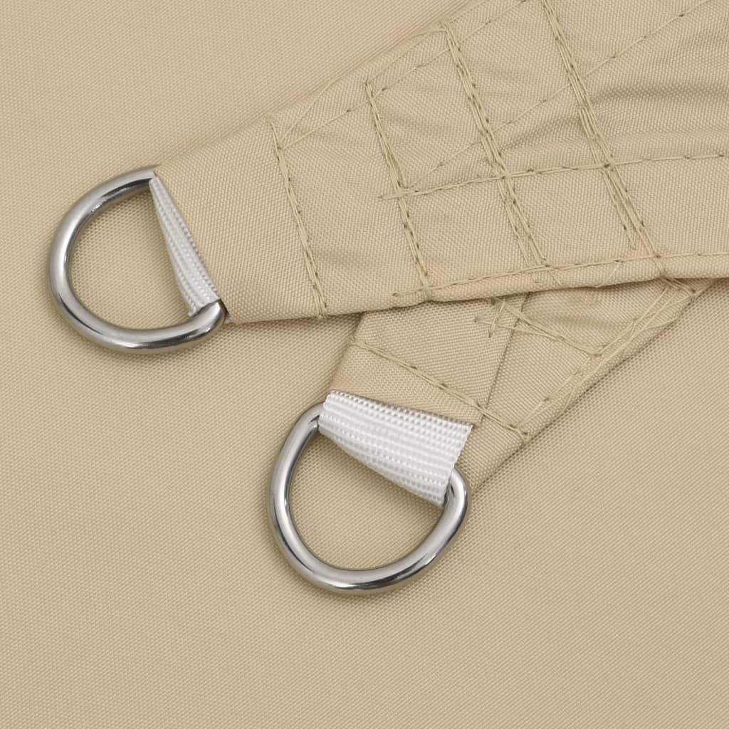 Parasole a Vela Rettangolare 3x4 m Oxford Beige