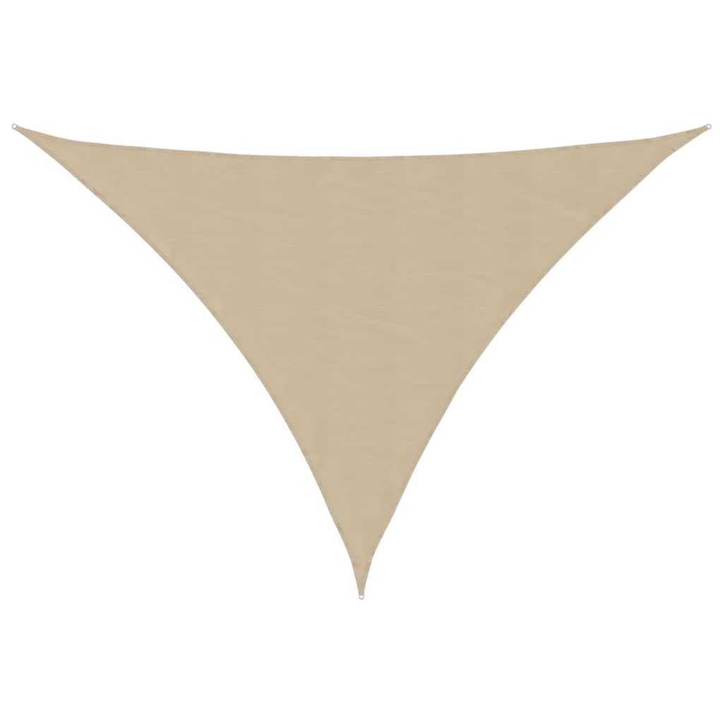 Parasole a Vela Triangolare Oxford 4x5x6,4 m Beige