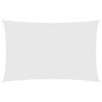 Parasole a Vela Oxford Rettangolare 4x7 m Bianco