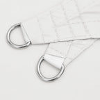 Parasole a Vela Oxford Rettangolare 4x7 m Bianco