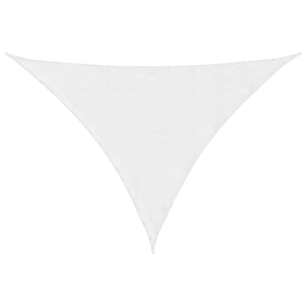 Parasole a Vela Triangolare Oxford 2,5x2,5x3,5 m Bianco