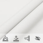 Parasole a Vela Triangolare Oxford 2,5x2,5x3,5 m Bianco