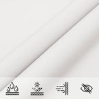 Parasole a Vela Triangolare Oxford 4x5x6,4 m Bianco