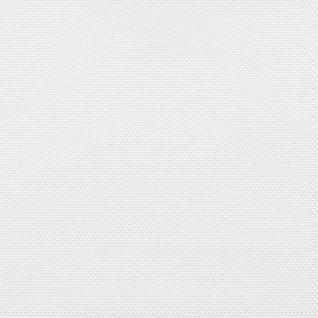 Parasole a Vela Triangolare Oxford 4x5x6,4 m Bianco