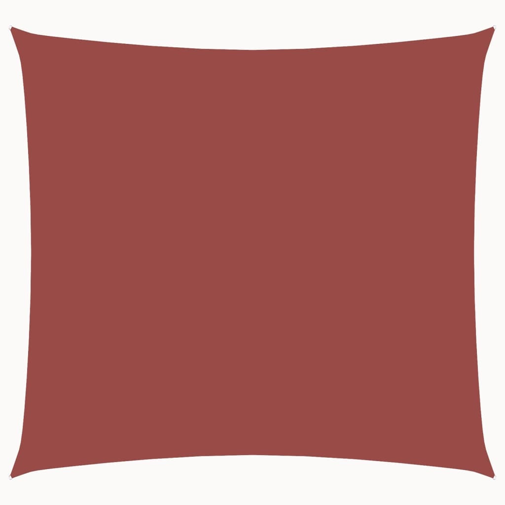 Vela Parasole in Tela Oxford Quadrata 4,5x4,5 m Terracotta