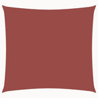 Vela Parasole in Tela Oxford Quadrata 4,5x4,5 m Terracotta