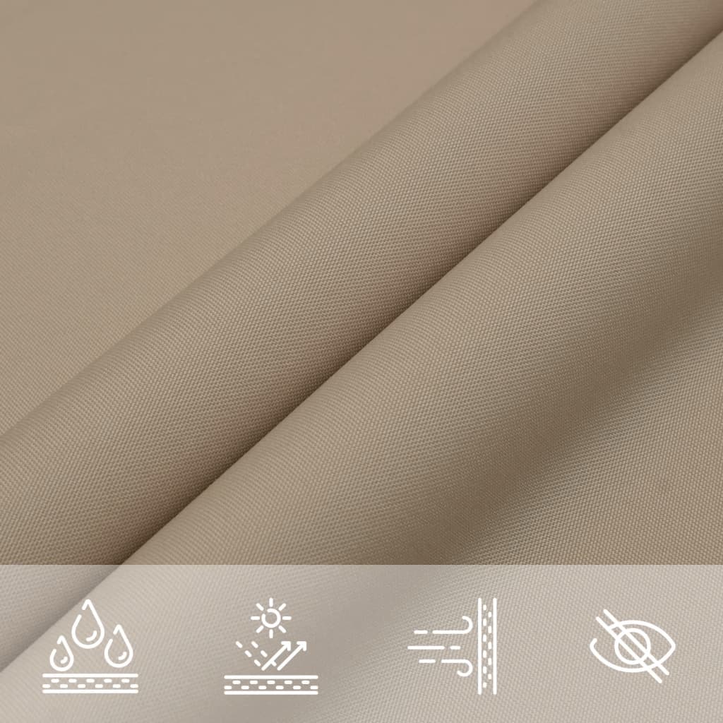 Parasole a Vela Oxford Rettangolare 2x3,5 m Grigio Talpa