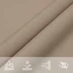 Parasole a Vela Oxford Rettangolare 2x3,5 m Grigio Talpa