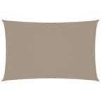 Parasole a Vela Oxford Rettangolare 2x5 m Colore Talpa