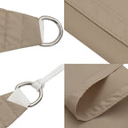 Parasole a Vela Oxford Rettangolare 3,5x4,5 m Talpa