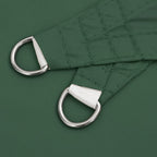 Parasole a Vela Triangolare Oxford 5x6x6 m Verde Scuro