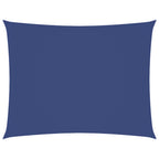 Parasole a Vela Oxford Rettangolare 6x7 m Blu