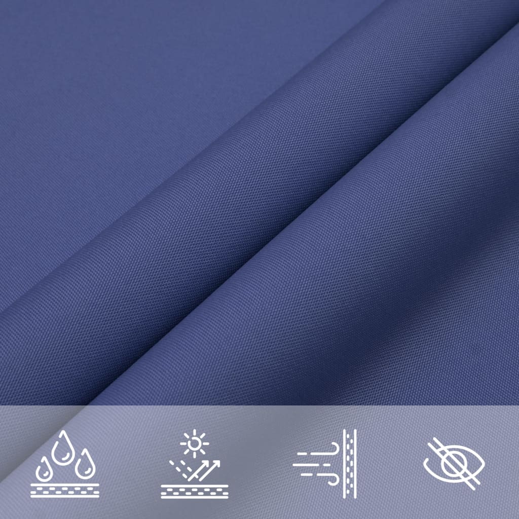 Parasole a Vela Oxford Rettangolare 6x7 m Blu