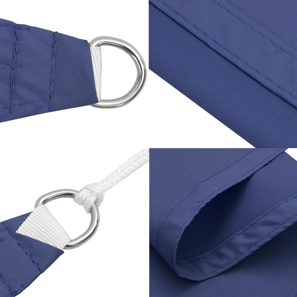 Parasole a Vela Oxford Rettangolare 6x7 m Blu