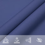 Parasole a Vela Triangolare Oxford 3,5x3,5x4,9 m Blu