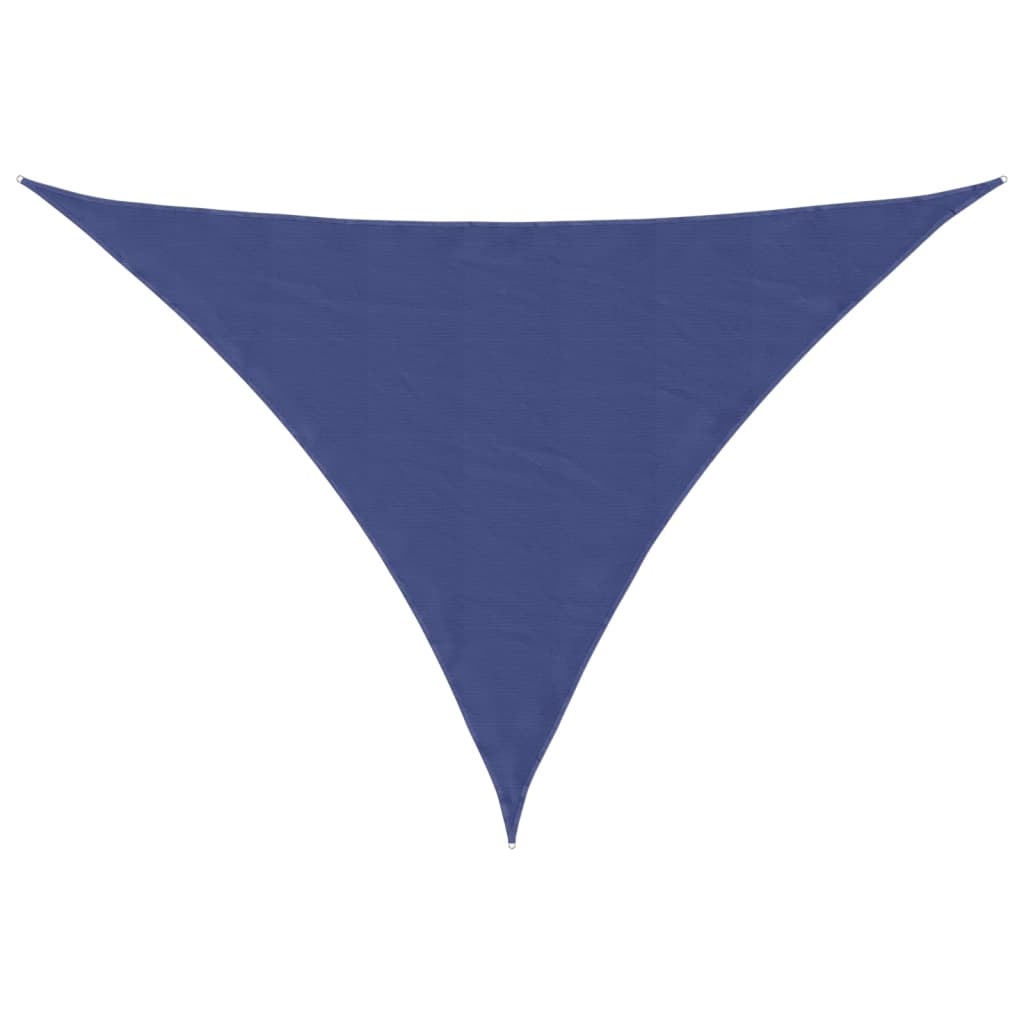 Parasole a Vela Triangolare Oxford 5x5x6 m Blu