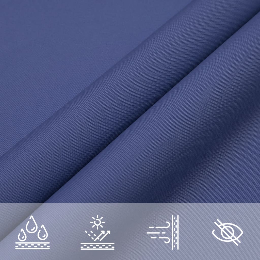 Parasole a Vela Triangolare Oxford 5x5x6 m Blu