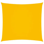 Parasole a Vela in Tela Oxford Quadrata 6x6 m Giallo
