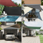 Parasole a Vela Oxford Rettangolare 2x3 m Rosso