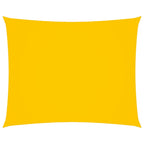 Parasole a Vela Oxford Rettangolare 2,5x4,5 m Giallo