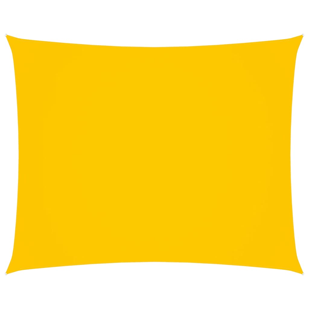 Parasole a Vela Oxford Rettangolare 2,5x4,5 m Giallo