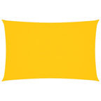 Parasole a Vela Rettangolare Oxford 2,5x5 m Giallo
