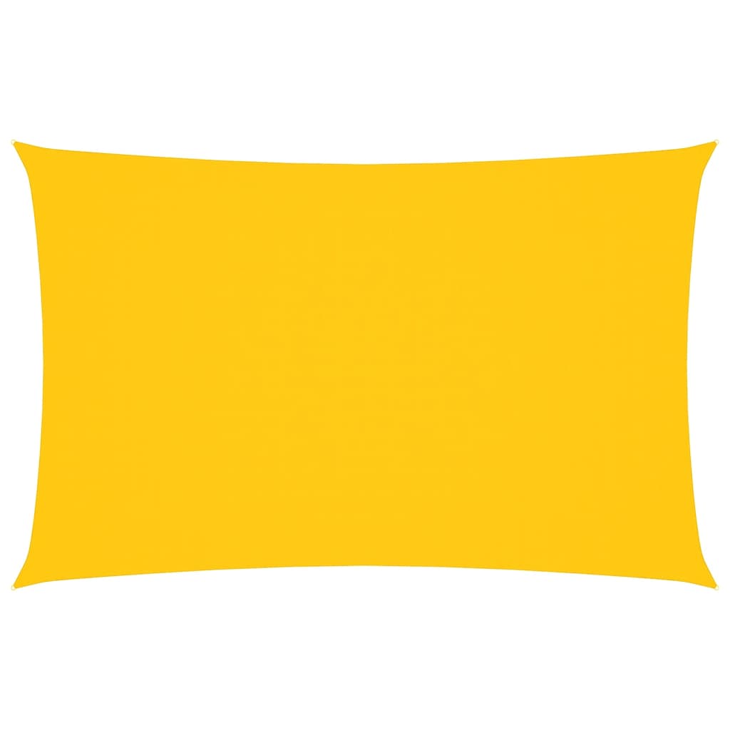 Parasole a Vela Rettangolare Oxford 2,5x5 m Giallo