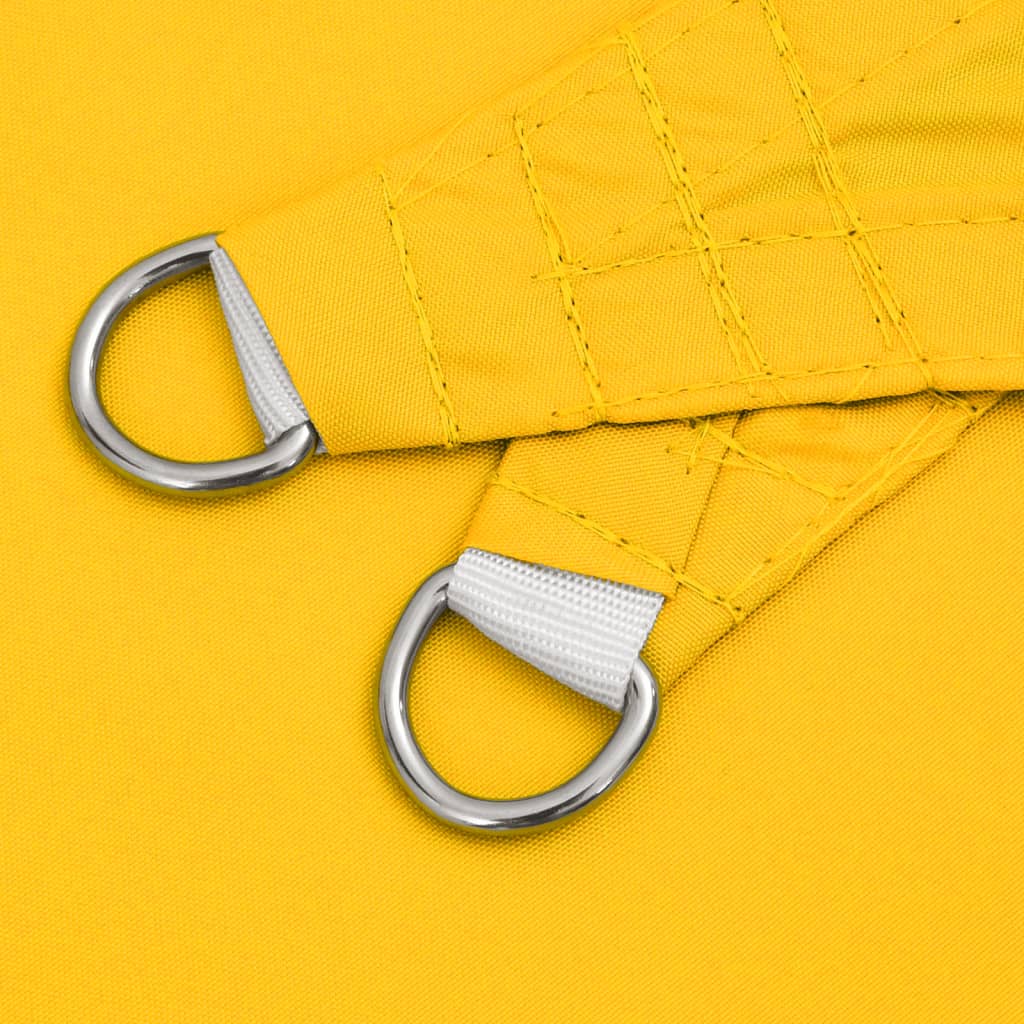 Parasole a Vela Oxford Rettangolare 2,5x5 m Giallo