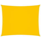 Parasole a Vela Oxford Rettangolare 3x4 m Giallo