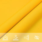 Parasole a Vela Oxford Rettangolare 3x4 m Giallo