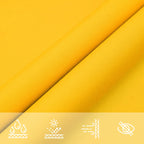 Parasole a Vela Oxford Triangolare 4x5x5 m Giallo
