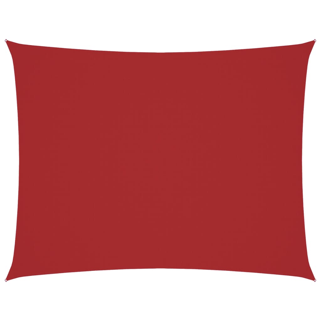 Parasole a Vela Oxford Rettangolare 2x3 m Rosso
