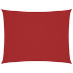 Parasole a Vela Oxford Rettangolare 2x3 m Rosso