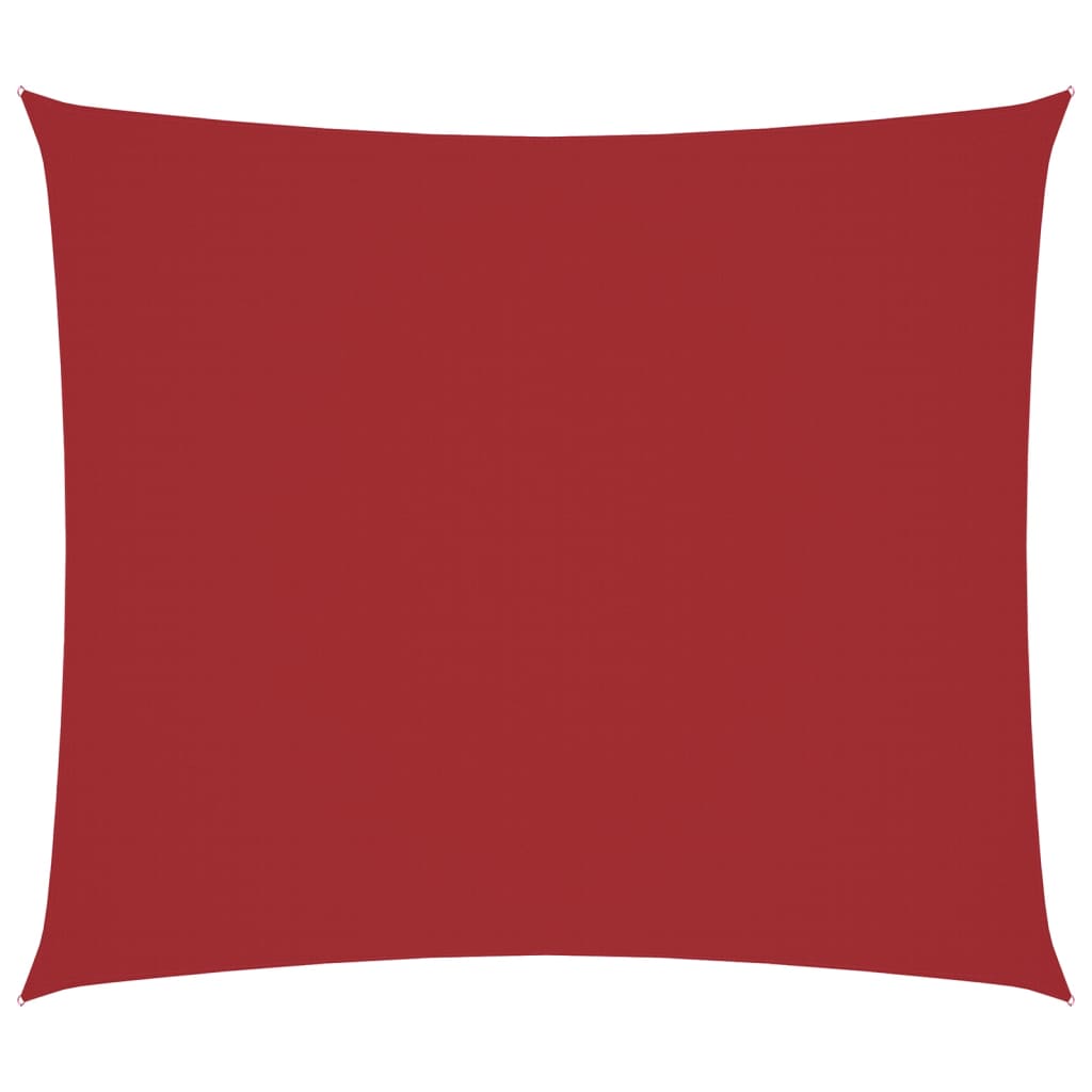 Parasole a Vela Rettangolare Oxford 2,5x3 m Rosso