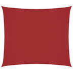 Parasole a Vela Rettangolare Oxford 2,5x3 m Rosso