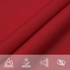 Parasole a Vela Rettangolare Oxford 2,5x3 m Rosso