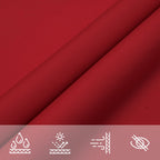 Parasole a Vela Oxford Rettangolare 2,5x4,5 m Rosso