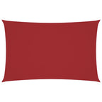 Parasole a Vela Oxford Rettangolare 4x7 m Rosso