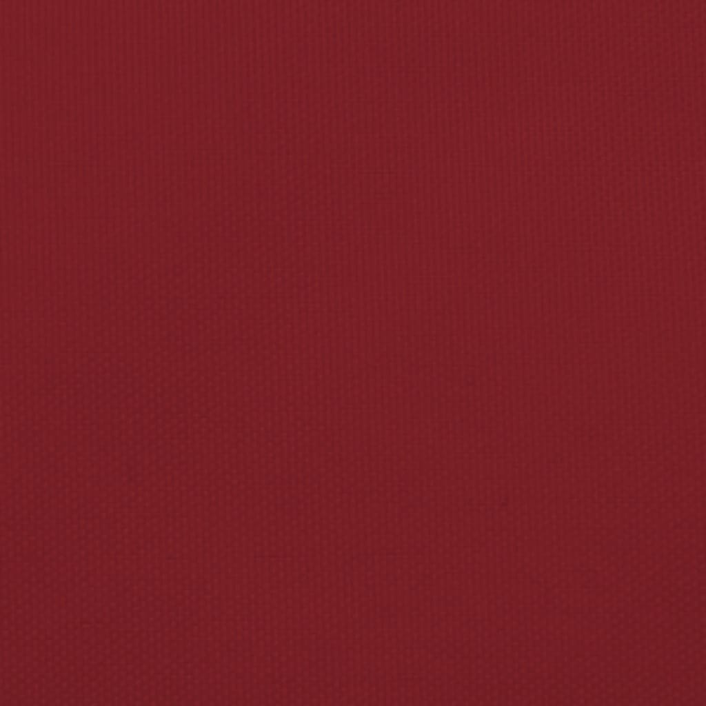 Parasole a Vela Oxford Rettangolare 4x7 m Rosso